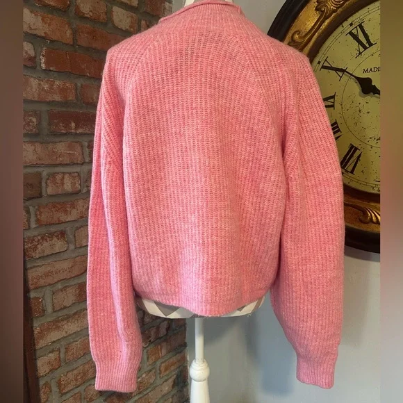 Sophie Rue • Bubblegum Pink Knit Sweater - Picture 3 of 4